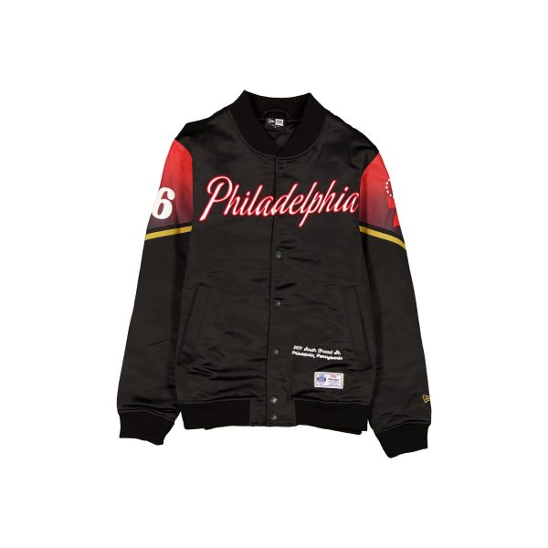 Philadelphia 76ers 2025 City Edition Black Jacket