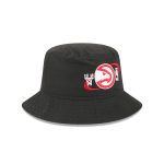 Atlanta Hawks Nylon Logo Bucket Hat