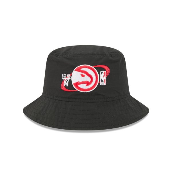 Atlanta Hawks Nylon Logo Bucket Hat