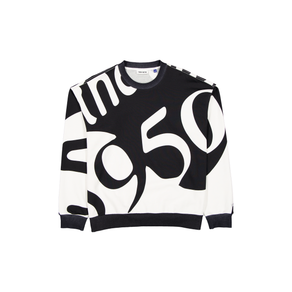 New Era Branded 59FIFTY Splitter Black Crewneck