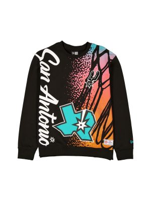 San Antonio Spurs 2025 City Edition Black Crewneck