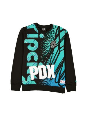 Portland Trail Blazers 2025 City Edition Black Crewneck