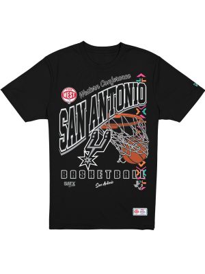 San Antonio Spurs 2025 City Edition Black T-Shirt