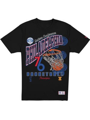 Philadelphia 76ers 2025 City Edition Black T-Shirt