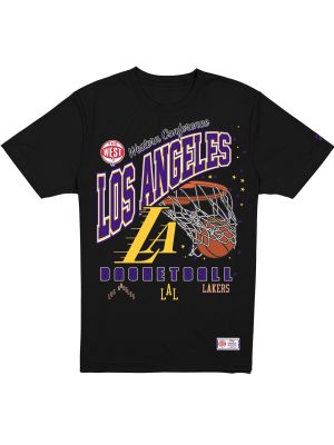 Los Angeles Lakers 2025 City Edition Black T-Shirt