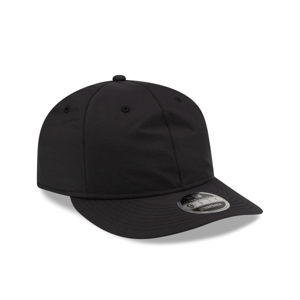 New Era Branded Nylon Black Retro Crown 9FIFTY Adjustable Hat