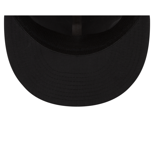 New Era Branded Nylon Black Retro Crown 9FIFTY Adjustable Hat