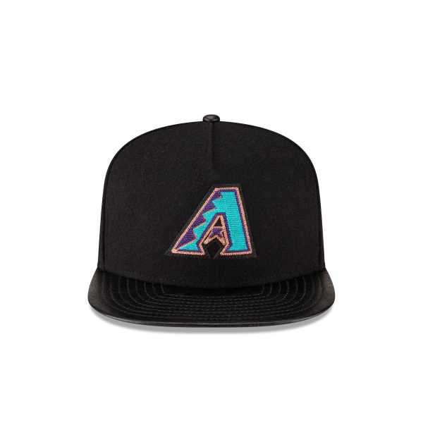 Arizona Diamondbacks Wool Letterman 9FIFTY A-Frame Snapback Hat