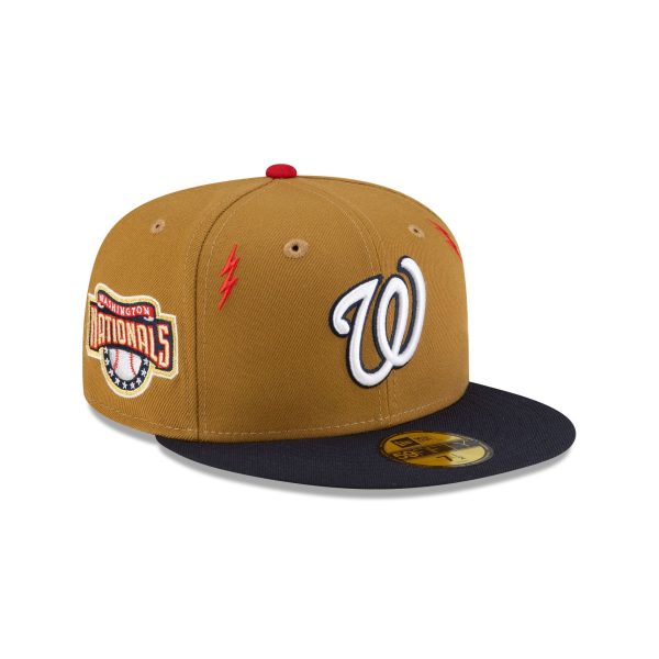 Diet Starts Monday x Washington Nationals Lightening Bolts 59FIFTY Fitted Hat