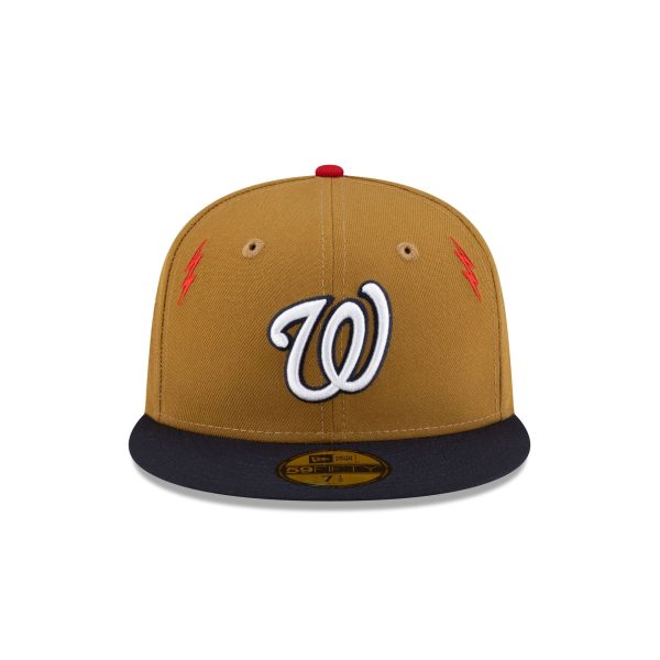 Diet Starts Monday x Washington Nationals Lightening Bolts 59FIFTY Fitted Hat