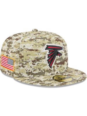 Atlanta Falcons 2025 Salute to Service Fan Gear 59FIFTY Fitted Hat