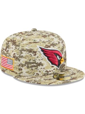 Arizona Cardinals 2025 Salute to Service Fan Gear 59FIFTY Fitted Hat
