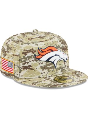 Denver Broncos 2025 Salute to Service Fan Gear 59FIFTY Fitted Hat