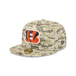 Cincinnati Bengals 2025 Salute to Service Fan Gear 59FIFTY Fitted Hat