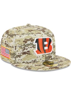 Cincinnati Bengals 2025 Salute to Service Fan Gear 59FIFTY Fitted Hat