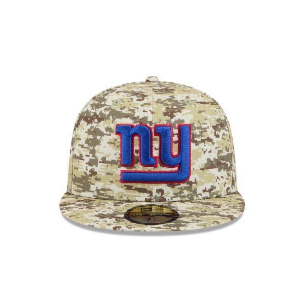 New York Giants 2025 Salute to Service Fan Gear 59FIFTY Fitted Hat