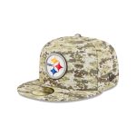 Pittsburgh Steelers 2025 Salute to Service Fan Gear 59FIFTY Fitted Hat