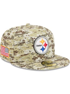 Pittsburgh Steelers 2025 Salute to Service Fan Gear 59FIFTY Fitted Hat