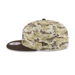Cleveland Browns 2025 Salute to Service Fan Gear 9FIFTY Snapback Hat