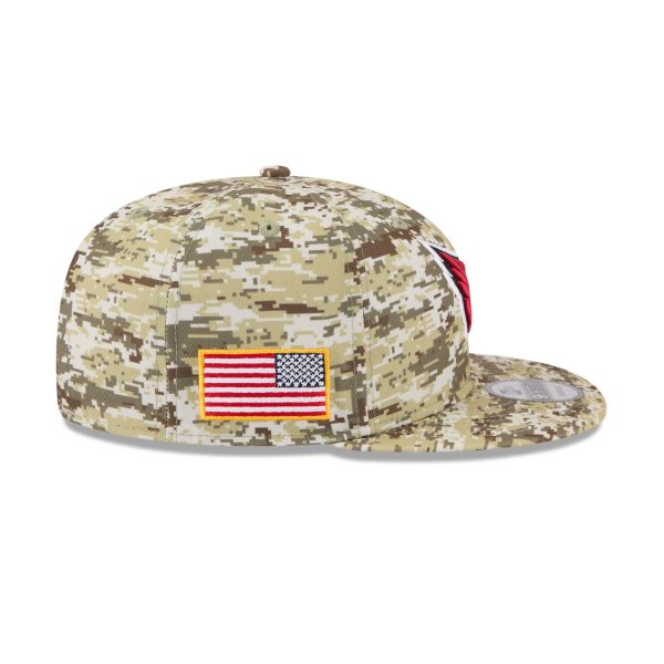 Arizona Cardinals 2025 Salute to Service Fan Gear 9FIFTY Snapback Hat