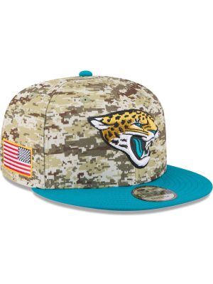 Jacksonville Jaguars 2025 Salute to Service Fan Gear 9FIFTY Snapback Hat