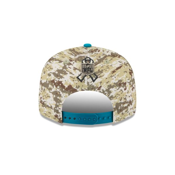 Jacksonville Jaguars 2025 Salute to Service Fan Gear 9FIFTY Snapback Hat