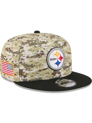 Pittsburgh Steelers 2025 Salute to Service Fan Gear 9FIFTY Snapback Hat