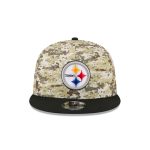 Pittsburgh Steelers 2025 Salute to Service Fan Gear 9FIFTY Snapback Hat