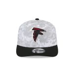 Atlanta Falcons 2025 Salute to Service Fan Gear 9SEVENTY Stretch-Snap Hat