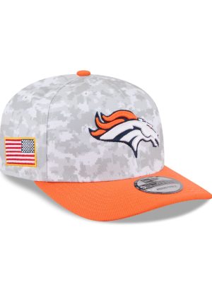 Denver Broncos 2025 Salute to Service Fan Gear 9SEVENTY Stretch-Snap Hat