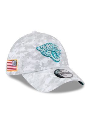 Jacksonville Jaguars 2025 Salute to Service Fan Gear 39THIRTY Stretch Fit Hat