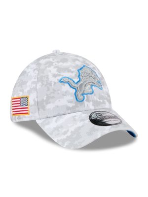 Detroit Lions 2025 Salute to Service Fan Gear 39THIRTY Stretch Fit Hat