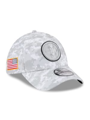 Pittsburgh Steelers 2025 Salute to Service Fan Gear 39THIRTY Stretch Fit Hat