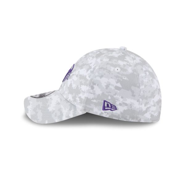 Minnesota Vikings 2025 Salute to Service Fan Gear 39THIRTY Stretch Fit Hat