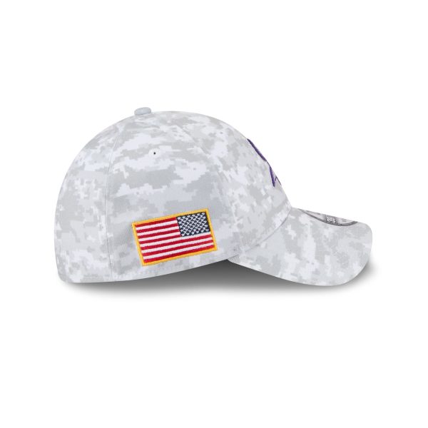 Minnesota Vikings 2025 Salute to Service Fan Gear 39THIRTY Stretch Fit Hat