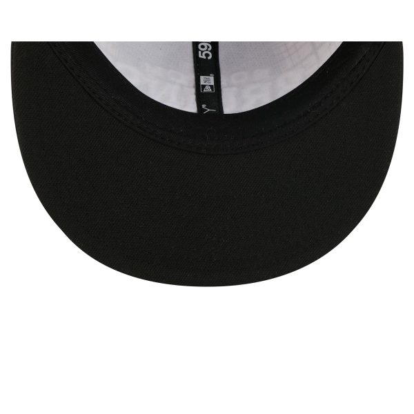 Boston Bruins Grunge Plaid Retro Crown 59FIFTY Fitted Hat