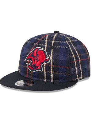 Buffalo Sabres Grunge Plaid Retro Crown 9FIFTY Adjustable Hat