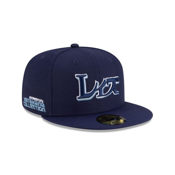 Hyperfly Katakana x Tampa Bay Rays 59FIFTY Fitted Hat
