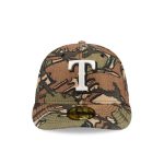 Texas Rangers Three Looms Jacquard Camo 59FIFTY Fitted Hat