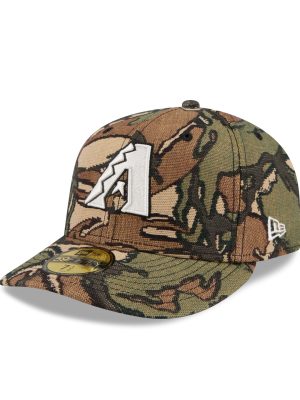 Arizona Diamondbacks Three Looms Jacquard Camo 59FIFTY Fitted Hat