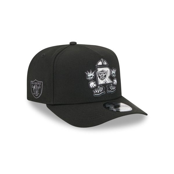 Las Vegas Raiders Cartoon 9FIFTY A-Frame Snapback Hat