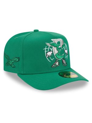Philadelphia Eagles Cartoon 59FIFTY A-Frame Fitted Hat