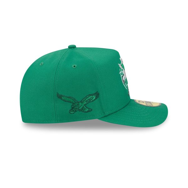 Philadelphia Eagles Cartoon 59FIFTY A-Frame Fitted Hat