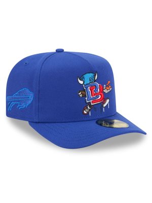 Buffalo Bills Cartoon 59FIFTY A-Frame Fitted Hat