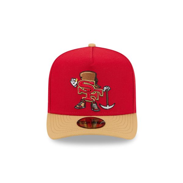 San Francisco 49ers Cartoon 59FIFTY A-Frame Fitted Hat