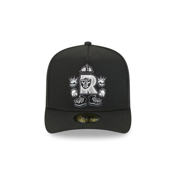 Las Vegas Raiders Cartoon 59FIFTY A-Frame Fitted Hat