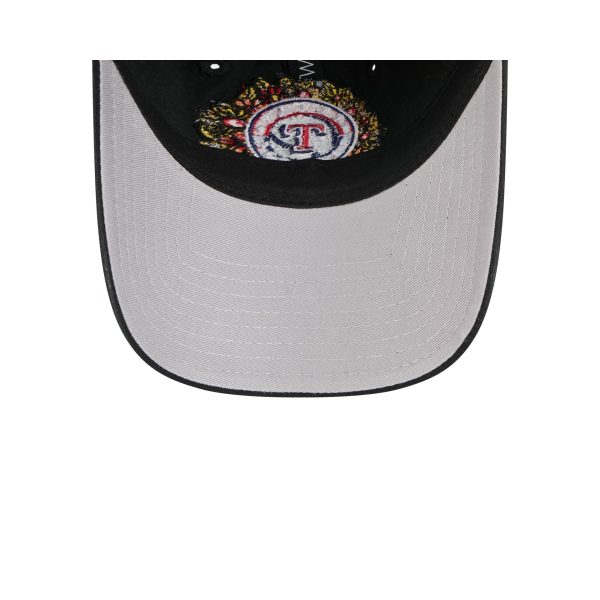 Texas Rangers Day of the Dead Floral 9TWENTY Adjustable Hat