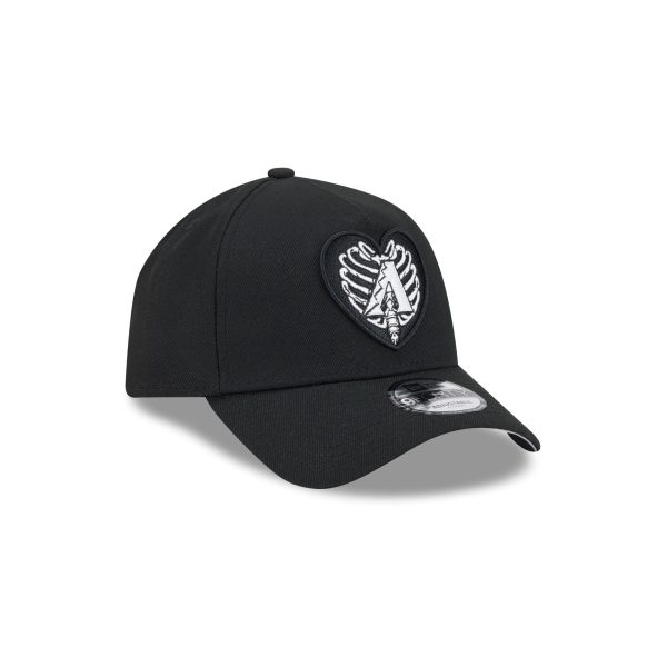 Arizona Diamondbacks Skeletal Heart 9FORTY A-Frame Snapback Hat