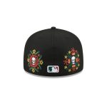 Arizona Diamondbacks Day of the Dead Skull & Flowers 59FIFTY Fitted Hat