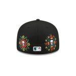 Philadelphia Phillies Day of the Dead Skull & Flowers 59FIFTY Fitted Hat